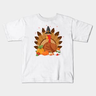 thanksgiving turkey Kids T-Shirt